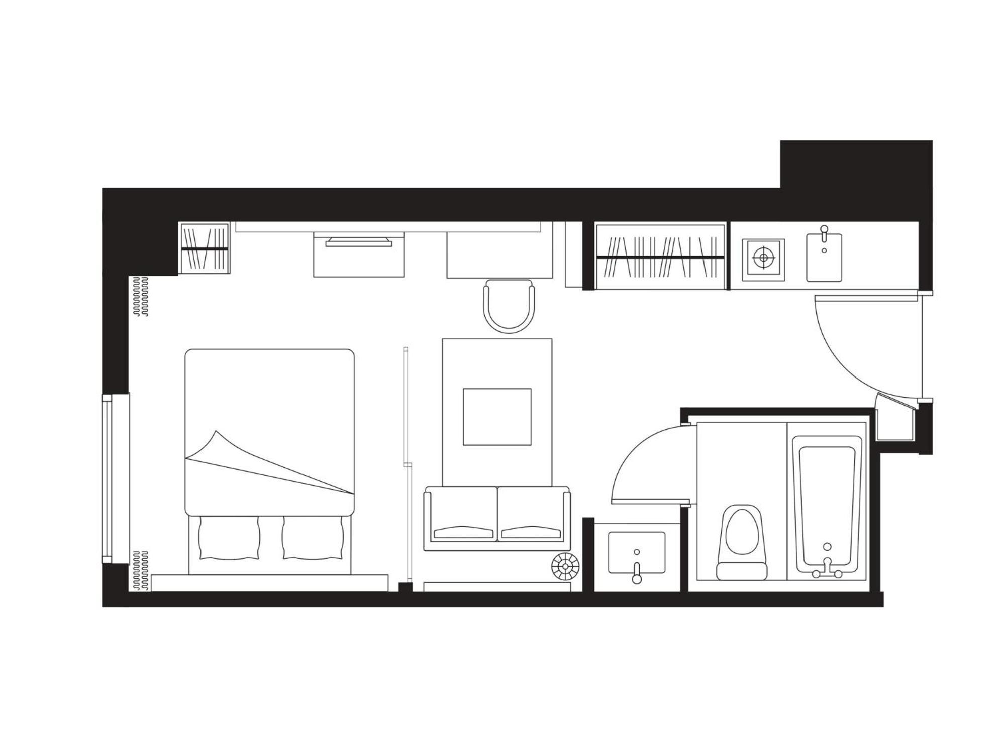 Studio-Doppelzimmer