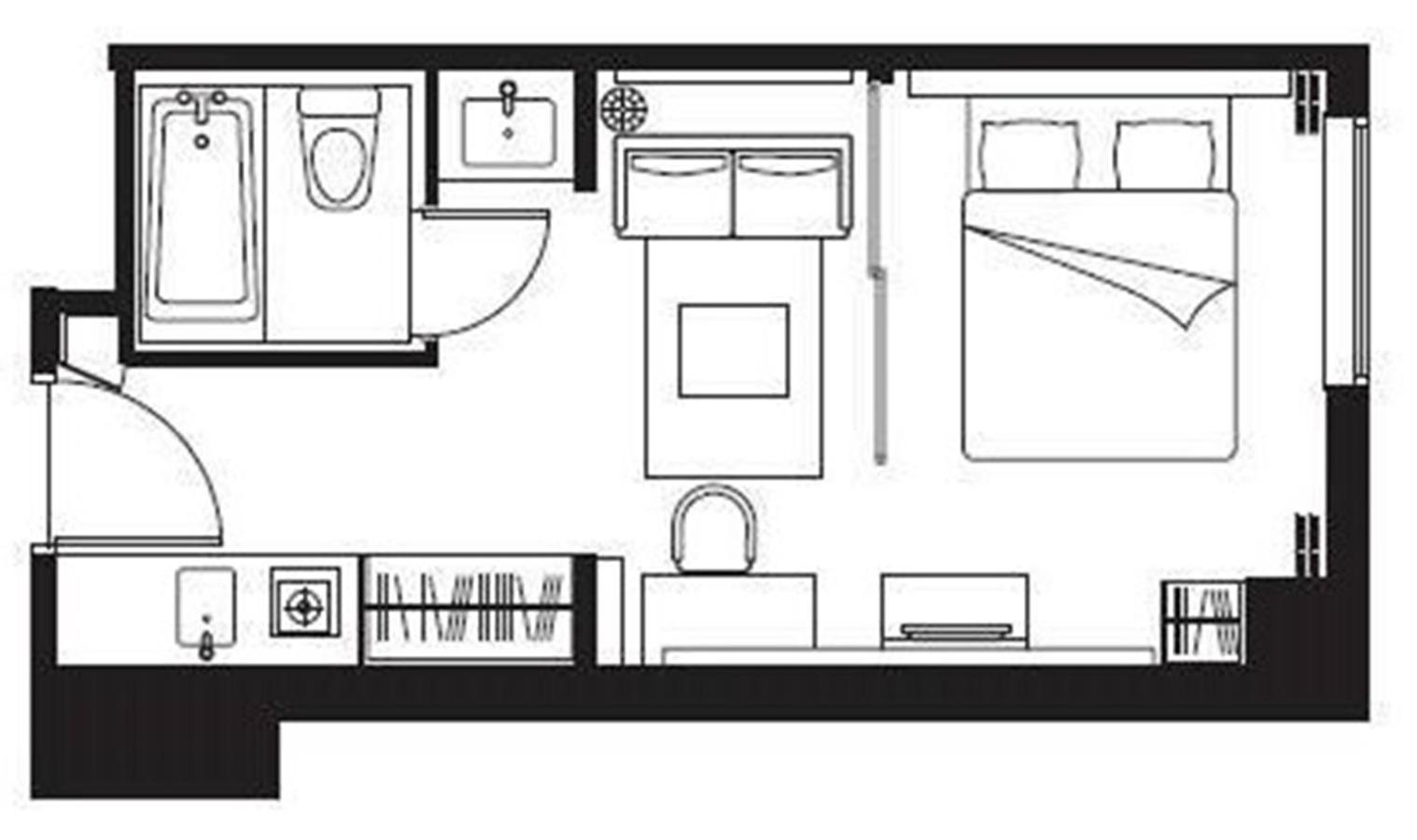 Executive Studio-Doppelzimmer