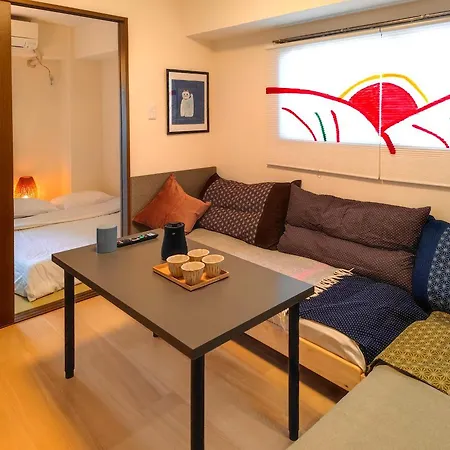 Love Asakusa 1 Bedroom Apartment Sleeps 6 Skytree View 3 Min To Sensoji Airport Direct Elevator Free Wifi-2