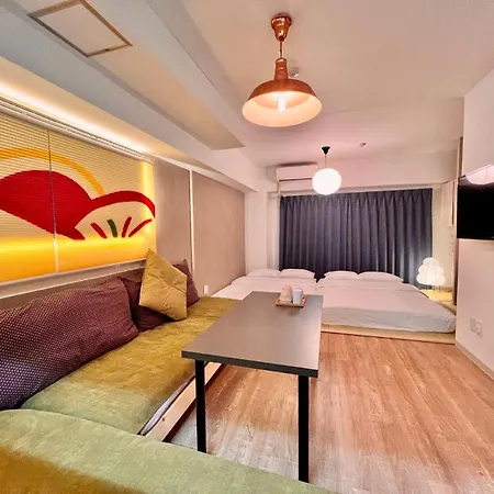 Love Asakusa Studio Apartment Sleeps 6 Skytree View 3 Min To Sensoji Airport Direct Elevator Free Wifi-2